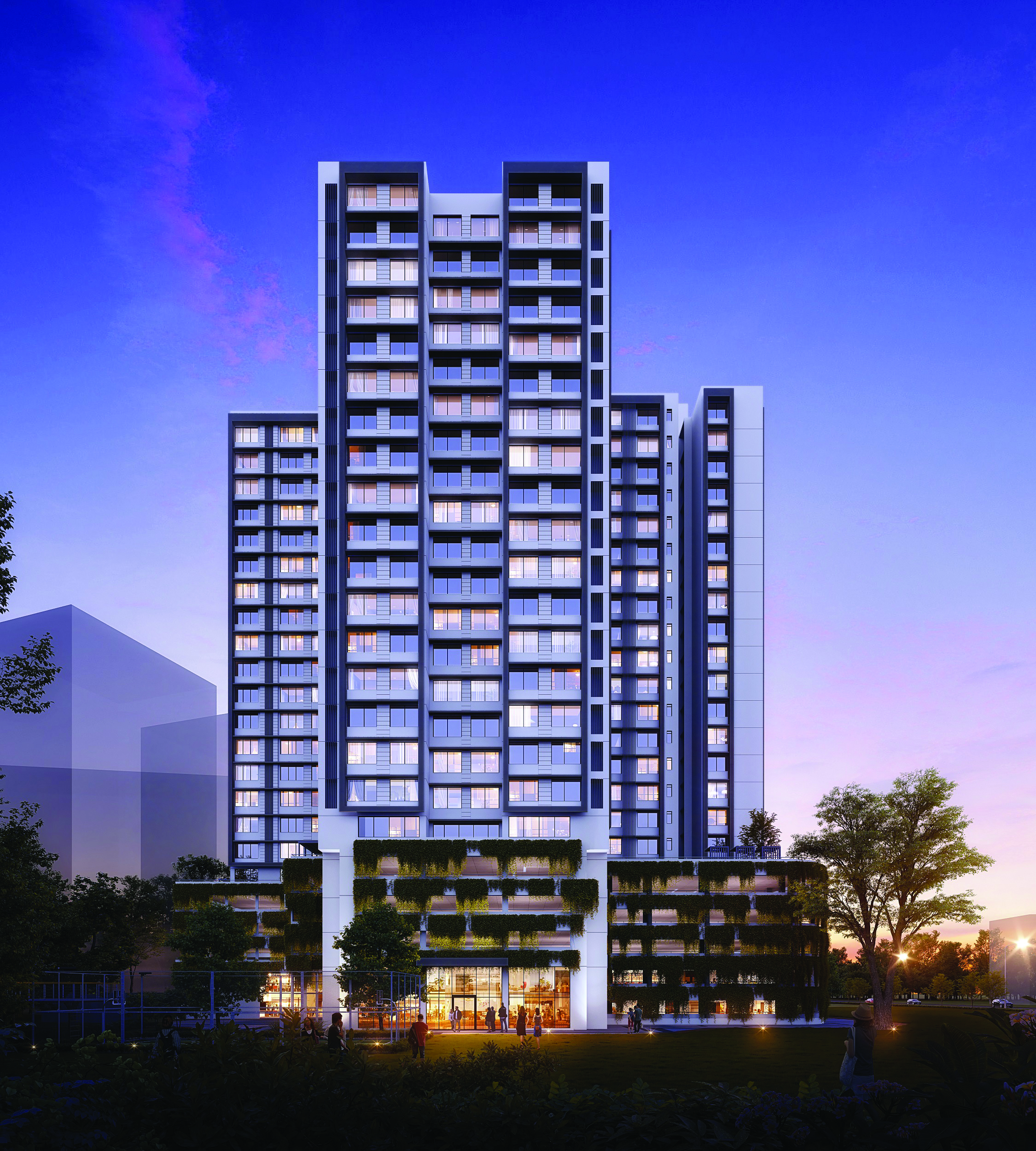 Raheja La Serena Kandivali West outer elevation